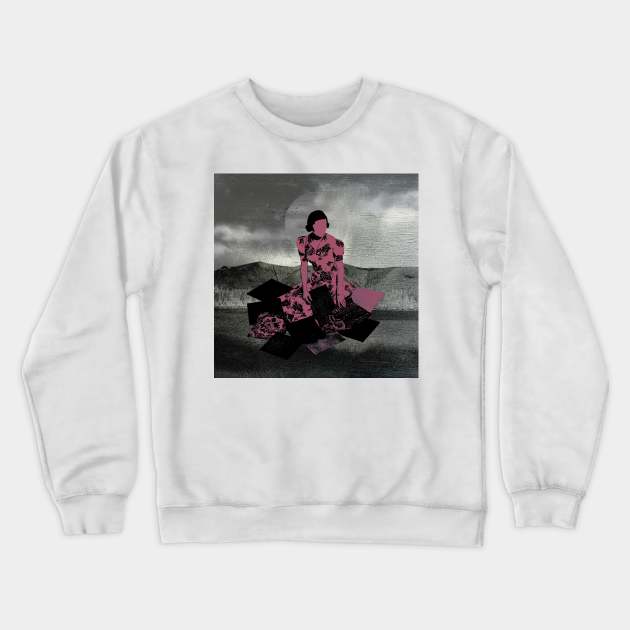 Lend You A Dream - Surreal/Collage Art Crewneck Sweatshirt by DIGOUTTHESKY